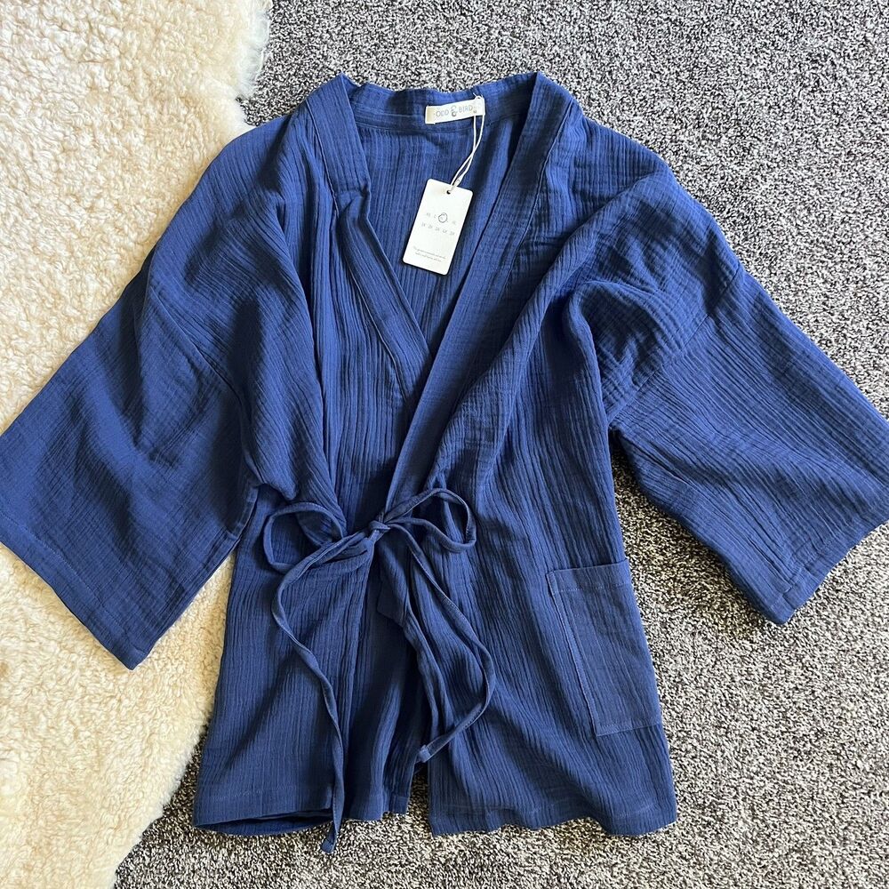NWT ODDBIRD Kardes Lounge Kimono Top Gauzy